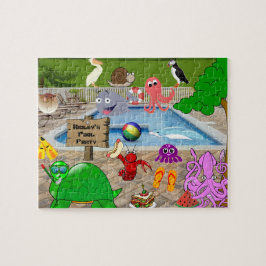 Personalisiertes Kind's Albern Pool Party