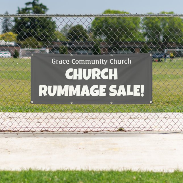 Personalisiertes KirchenRummage Verkauf! Banner (Insitu)