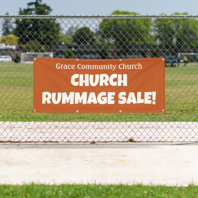 Personalisiertes KirchenRummage Verkauf! Banner (Insitu)