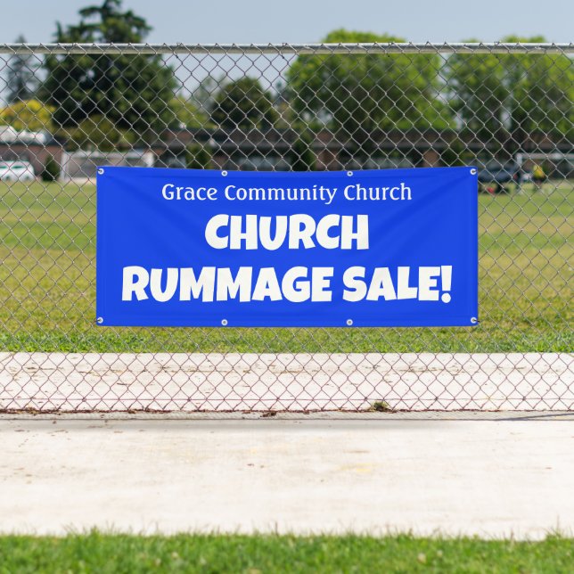 Personalisiertes KirchenRummage Verkauf! Banner (Insitu)
