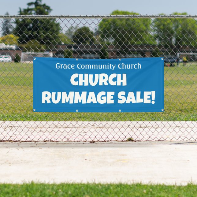 Personalisiertes KirchenRummage Verkauf! Banner (Insitu)