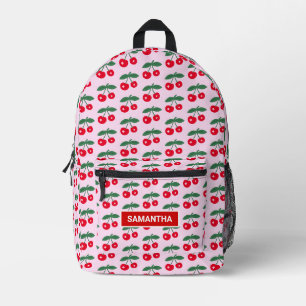 Personalisiertes Kirschenmuster Bedruckter Rucksack