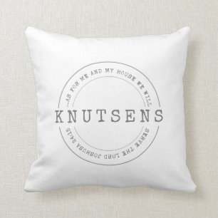 Personalisiertes Kissen wie ich und mein Haus KJV