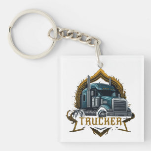 Personalisiertes klassisches Design für den Trucke Schlüsselanhänger