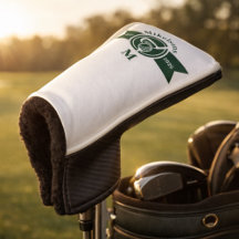Personalisiertes klassisches grünes Golf-Monogramm