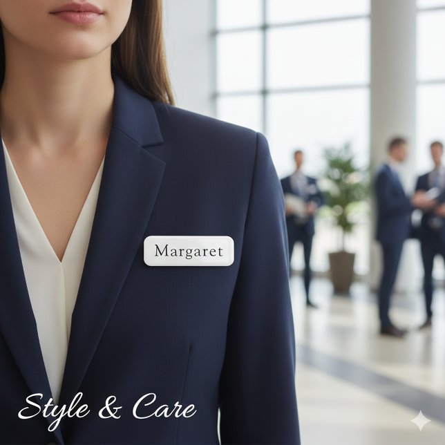 Personalisiertes klassisches Namensschild mit indi (Personalized Classic Name Tag With Custom Name)