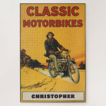 Personalisiertes klassisches Vintage-Motorrad für 