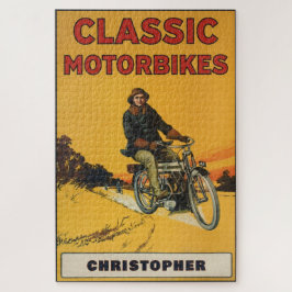 Personalisiertes klassisches Vintage-Motorrad für 