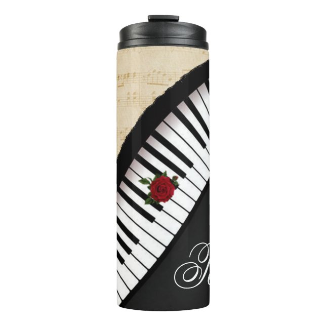 Personalisiertes Klavier befestigt thermische Thermosbecher (Vorderseite)