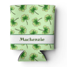 Personalisiertes Kleeblatt Light Green St Patrick'