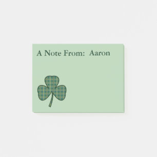 Personalisiertes Kleeblatt Post It Notes Gift Post-it Klebezettel