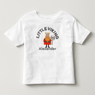 Personalisiertes kleines Wikinger-Kinder-T-Shirt Kleinkind T-shirt