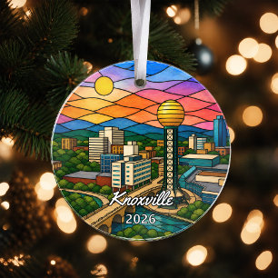 Personalisiertes Knoxville-Acrylabzeichen, Benutze Ornament