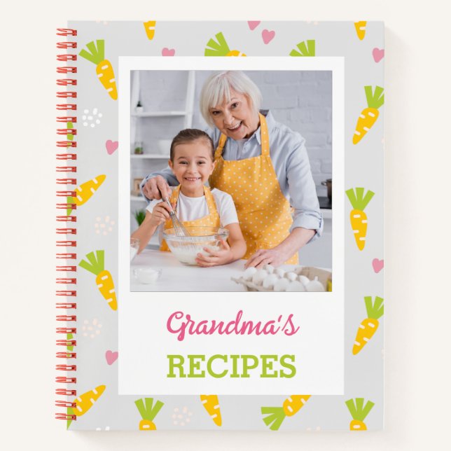 Personalisiertes Kochbuch (Ihr Foto) Rezept-Notebo Notizbuch (Vorderseite)