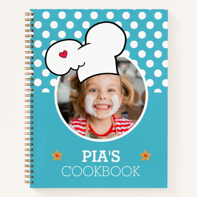 Personalisiertes Kochbuch (Ihr Foto) Rezept-Notebo Notizbuch (Vorderseite)