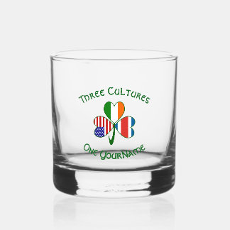 Personalisiertes Kostarikanisches Irisch Amerikani Whiskyglas