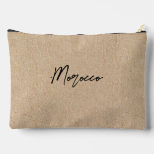 Personalisiertes Kraftsackpapier Brown Zubehörtasche