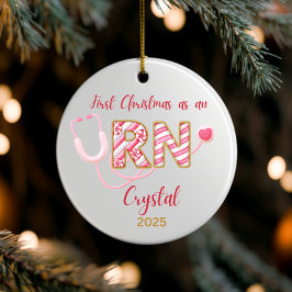 Personalisiertes Krankengeschenk 2025, Sondergesch Keramik Ornament