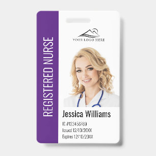 Personalisiertes Krankenhaus-Mitarbeiter-Logo und  Ausweis