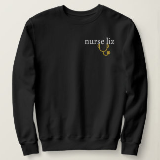 Personalisiertes Krankenpfleger-Name- und -Qualifi Sweatshirt