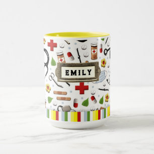 Personalisiertes Krankenschwester-Geschenk Tasse