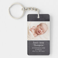 Personalisiertes Kreidetafel-Baby-Foto mit Geburts