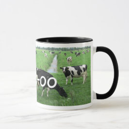 Personalisiertes Kuh-Geschenk: Milch-Tasse mit Tasse