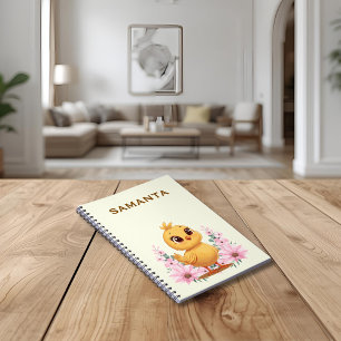 Personalisiertes Küken Notizbuch Notizblock