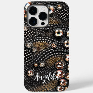 Personalisiertes Kunstleder Abstract Minimalist Case-Mate iPhone 14 Pro Max Hülle