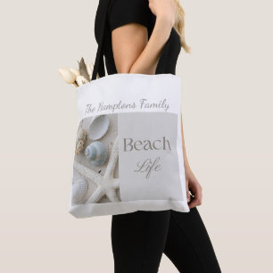 Personalisiertes Küsten-Muschel-Geschenk für das S Tasche