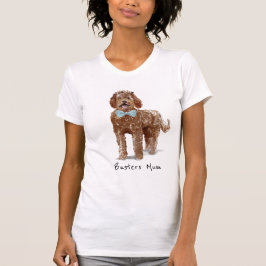 Personalisiertes Labradoodal Mum Mama T Shirt