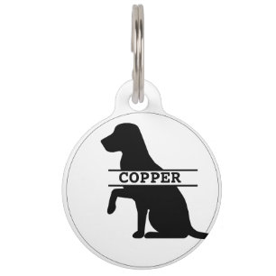 Personalisiertes Labrador Round Pet Tag Haustiermarke