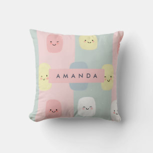 Personalisiertes Lächeln Pastel Süßigkeiten Kawaii Kissen