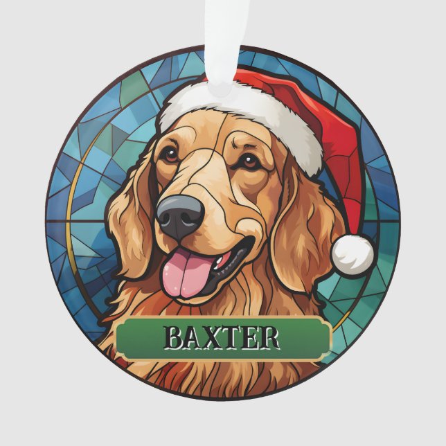 Personalisiertes Lackrückhaltegerät Ornament (Vorderseite)