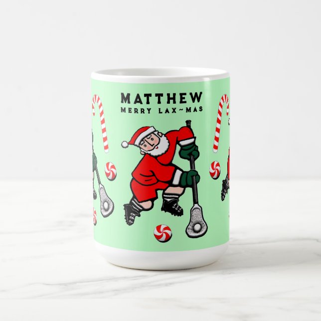 Personalisiertes Lacrosse Holiday-Geschenk Zwei-To Kaffeetasse (Mittel)
