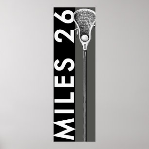 Personalisiertes Lacrosse Poster
