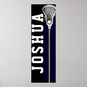 personalisiertes Lacrosse Poster