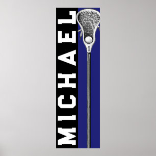 Personalisiertes Lacrosse Poster