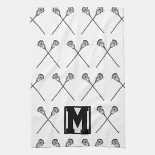 Personalisiertes Lacrosse-Sporthandtuch Geschirrtuch