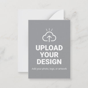 Personalisiertes Laden Sie Ihr Design hoch Mitteilungskarte