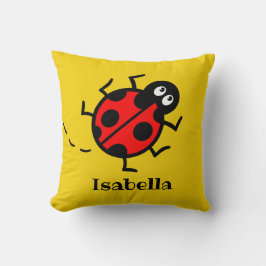 Personalisiertes Ladybird Pattern Cushion Kissen