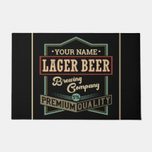 Personalisiertes Lager Bierbrauer Co Label Bar Pub