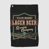 Personalisiertes Lager Bierbrauer Co Label Bar Pub