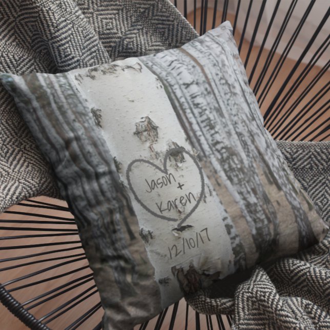 Personalisiertes Land Rustikales Herz Kissen (Von Creator hochgeladen)