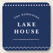 Personalisiertes Landhaus in Navyblau mit Familien