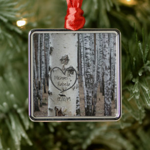 Personalisiertes Landhaus-Roheres Herz mit Schnitz Ornament Aus Metall
