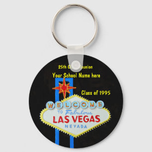 Personalisiertes Las- Vegaszeichen-Gastgeschenk Schlüsselanhänger