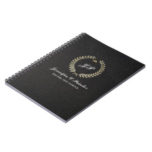 Personalisiertes Laurel-Kranz Notizblock