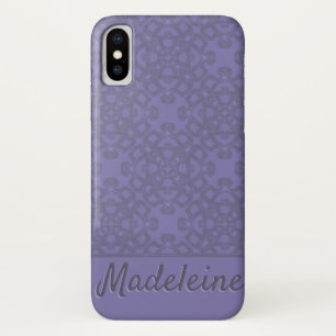 Personalisiertes Lavendelmuster Case-Mate iPhone Hülle