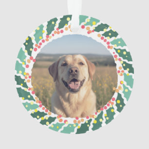 Personalisiertes Lavender Labrador Retriever Weihn Ornament